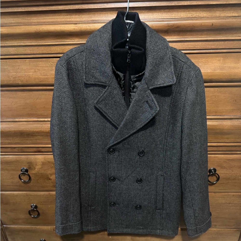 American Rag Gray Peacoat Classic Wool Blend